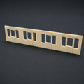 OO Gauge British Rail Southern Rail 1st Class Corridor Partition Walls Pack of 6