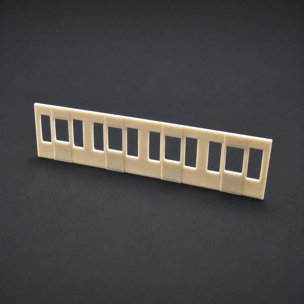 OO Gauge British Rail Southern Rail 2nd/3rd Class Corridor Partition Walls Pack of 6