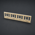 OO Gauge British Rail Southern Rail 2nd/3rd Class Corridor Partition Walls Pack of 6