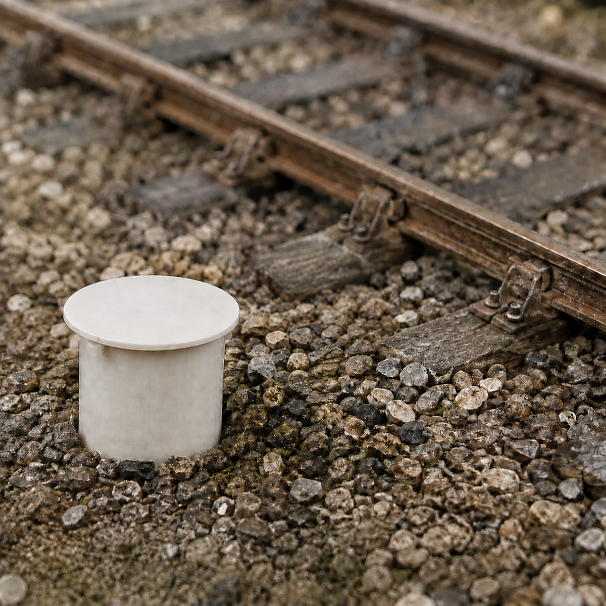 OO Gauge Rail Flange Lubricator Lineside Trackside Scenery Pack