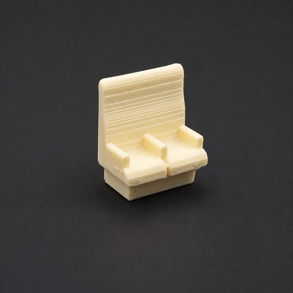 OO Gauge British Rail Mk1 First Class 2x2 Coach Seat 20 Pack