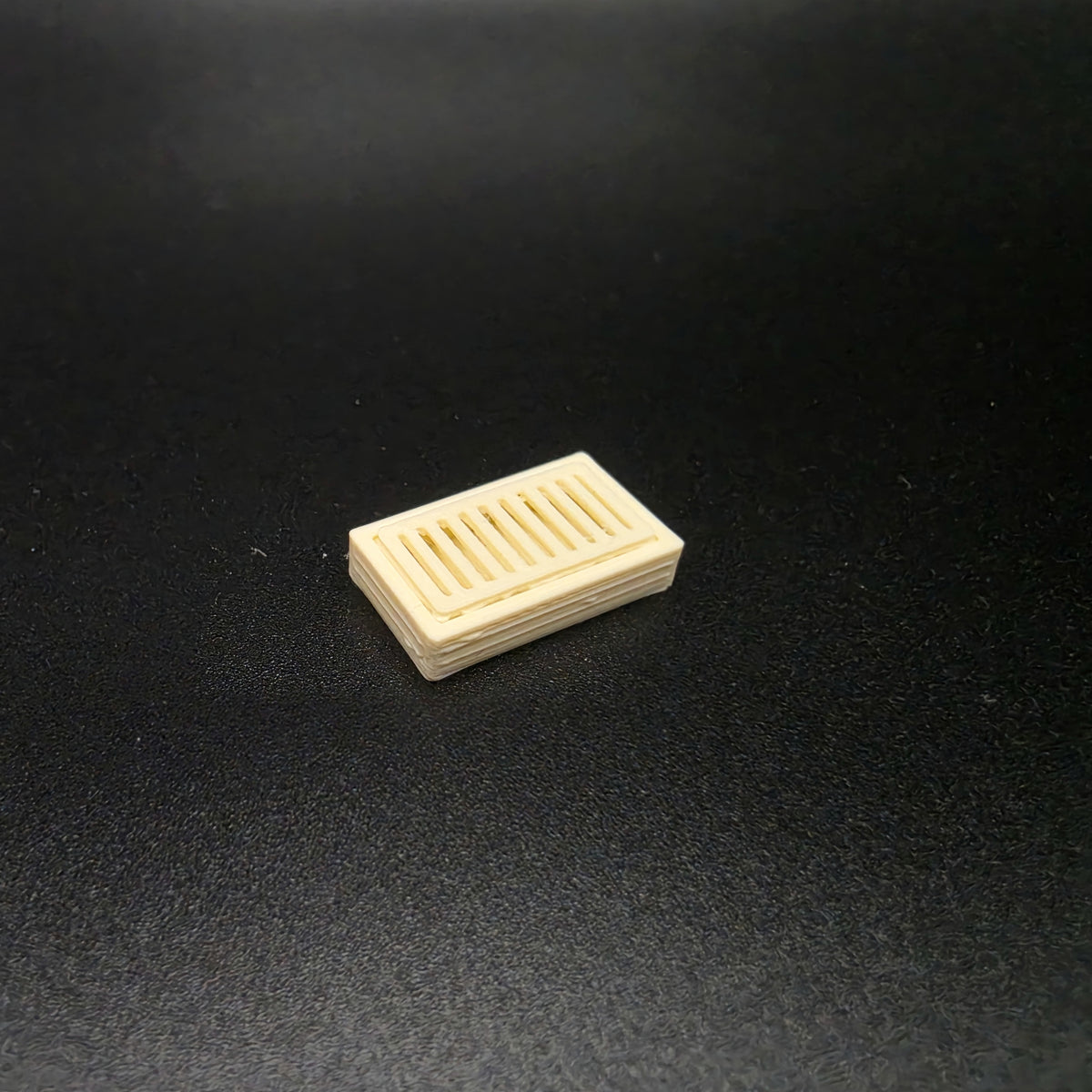 Unpainted Bone White drainage catchpit shown from an alternative angle