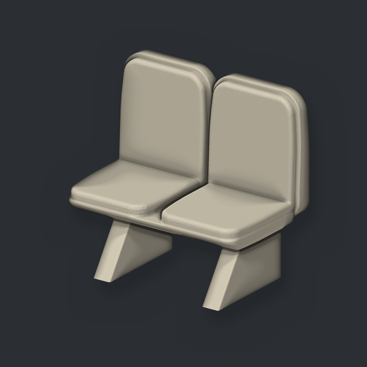 OO Gauge Class 455 British Rail NSE EMU Coach Seat